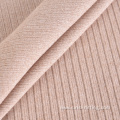 Polyester Rayon Hacci Rib Fabric Brushed